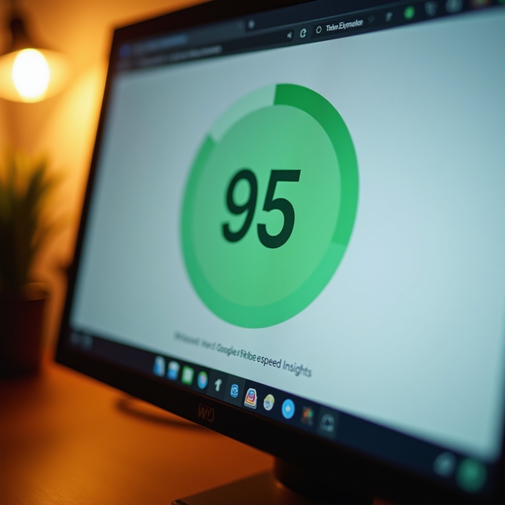 Zielony wynik 95 punktów w Google PageSpeed Insights
